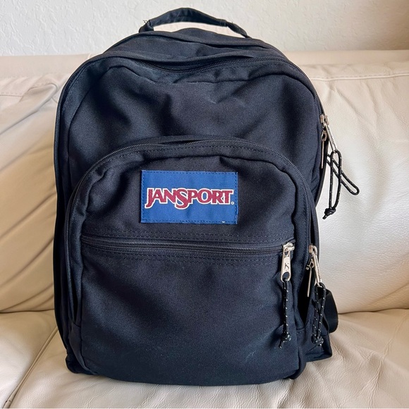 JanSport Black Backpack - Picture 1 of 8
